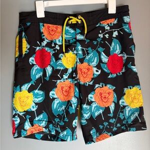 Grateful Dead Dancing Bear X Section 119 Men's Swim Board shorts Black Size 32